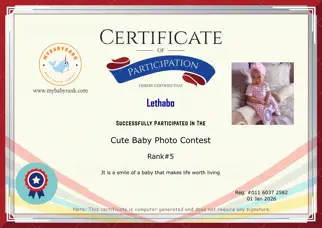 Certificate Preview