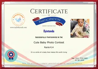 Certificate Preview
