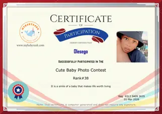 Certificate Preview