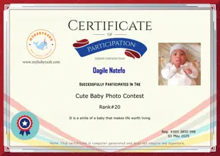 Certificate Preview