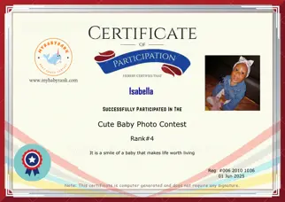 Certificate Preview