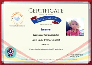 Certificate Preview