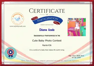 Certificate Preview