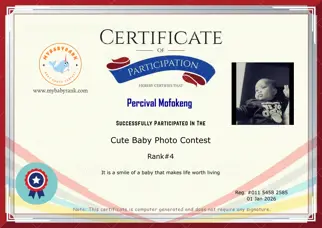 Certificate Preview
