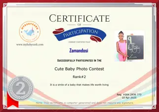 Certificate Preview