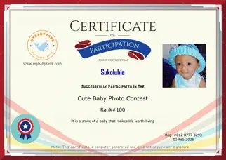 Certificate Preview