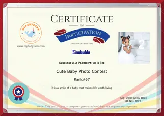 Certificate Preview