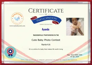 Certificate Preview