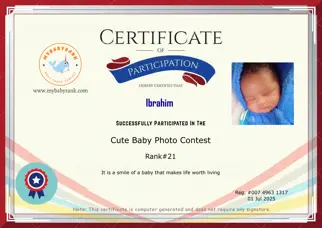 Certificate Preview