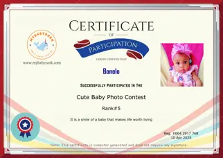 Certificate Preview