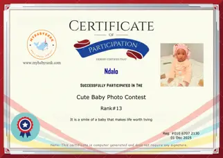 Certificate Preview