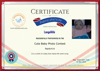 Certificate Preview