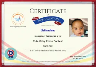 Certificate Preview