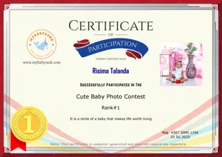 Certificate Preview