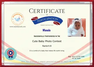 Certificate Preview