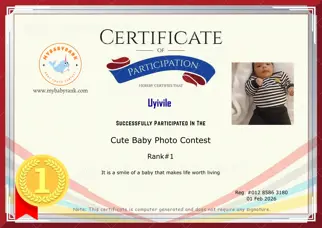 Certificate Preview