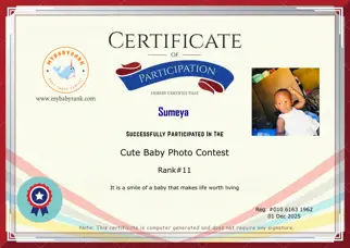 Certificate Preview