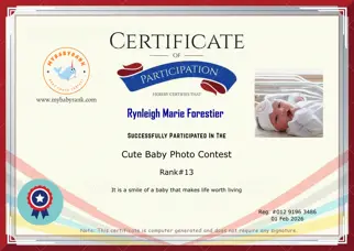 Certificate Preview