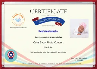 Certificate Preview