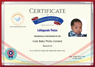 Certificate Preview