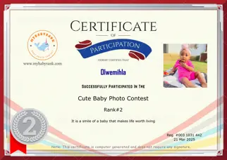 Certificate Preview