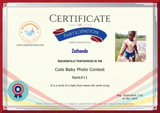 Certificate Preview