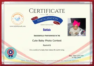 Certificate Preview