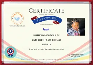 Certificate Preview