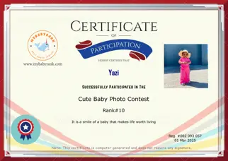 Certificate Preview