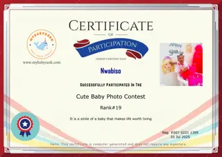 Certificate Preview