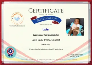 Certificate Preview