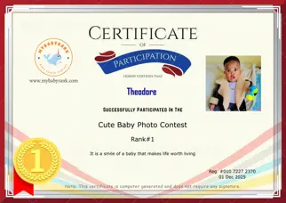 Certificate Preview