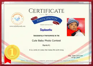 Certificate Preview