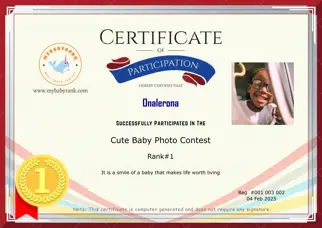 Certificate Preview